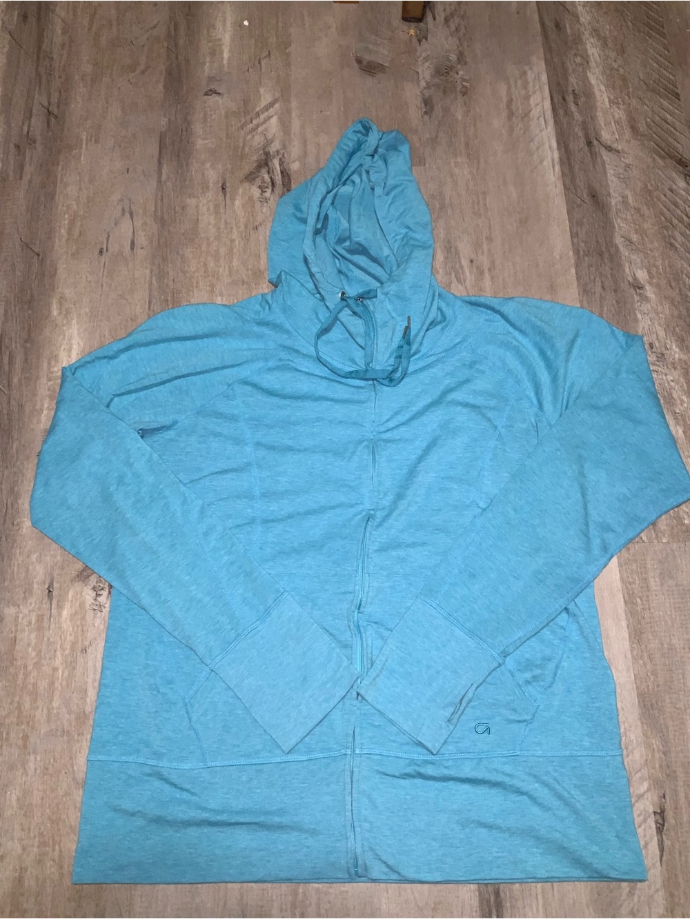 (Bin 28) Gap, Light Blue Zip-Up Hoodie, Size XL